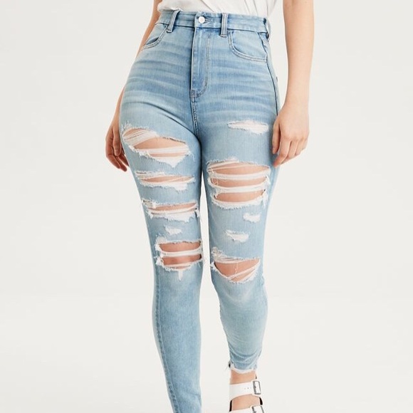 american eagle curvy jeggings